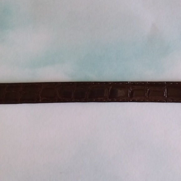 Black & Brown Reversible Croc Belt - Picture 6 of 7